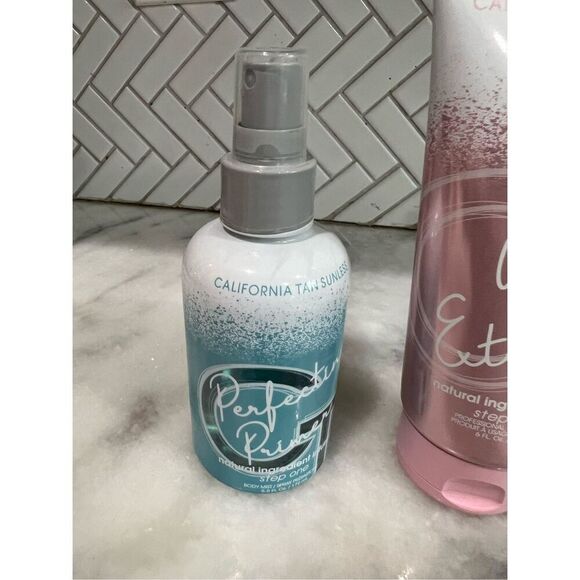 California Tan Sunless Perfecting Primer Step One Spray step and cream step 1 & - Picture 4 of 6